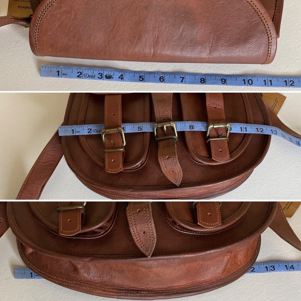 New Montana Hudson Caroline Saddlebag Leather Purse - Picture 14 of 16